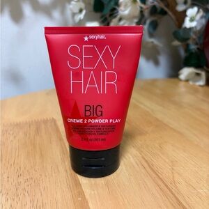 Sexy Hair ~BIG Creme 2 Powder Play, Hair Volumizer & Texturizer, 3.4oz, NWOB $22